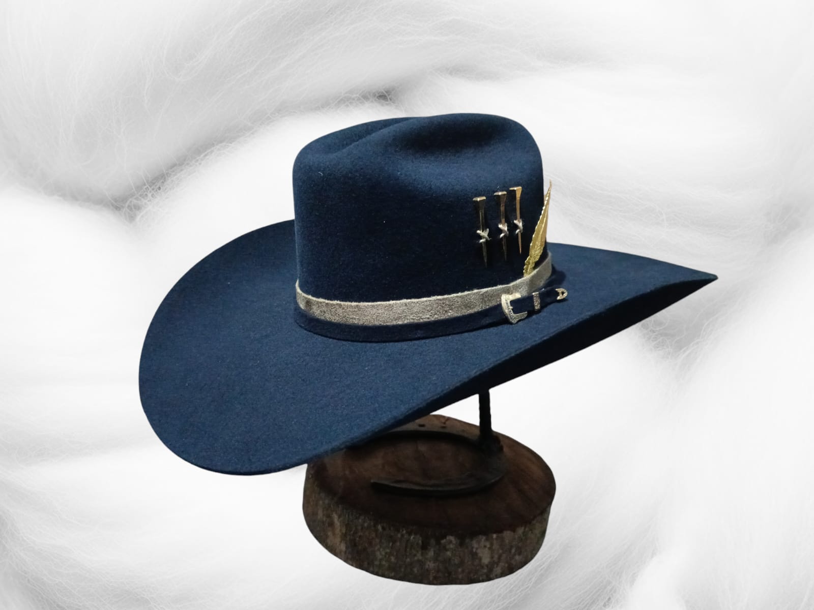 CHAPÉU BLUE NAVY 3 CRAVOS ABA 11 PERSONALIZADO + BRINDE - foto 3