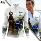 Camisa Nossa Senhora Aparecida Rogai Por Nós Manga Longa – COMPRE 1 LEVE 3 - foto 2