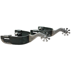 Espora Vinagre Boby 1” Arco Grosa Preta com Roseta 3102 Inox - foto 5
