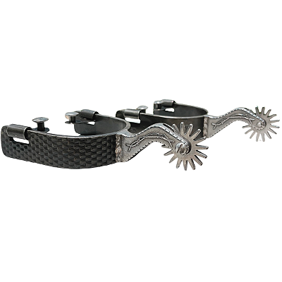 Espora Vinagre Billy 1 1/4" Preta com Detalhe e Roseta 3077 Inox - foto 2