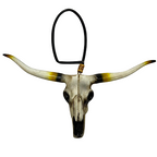 LongHorn Cabeça De Boi Para Retrovisor Pintura Fosca - foto 2