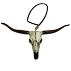 LongHorn Cabeça De Boi Para Retrovisor Pintura Fosca - foto 2
