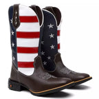 Bota Texana Masculina "Estados Unidos"