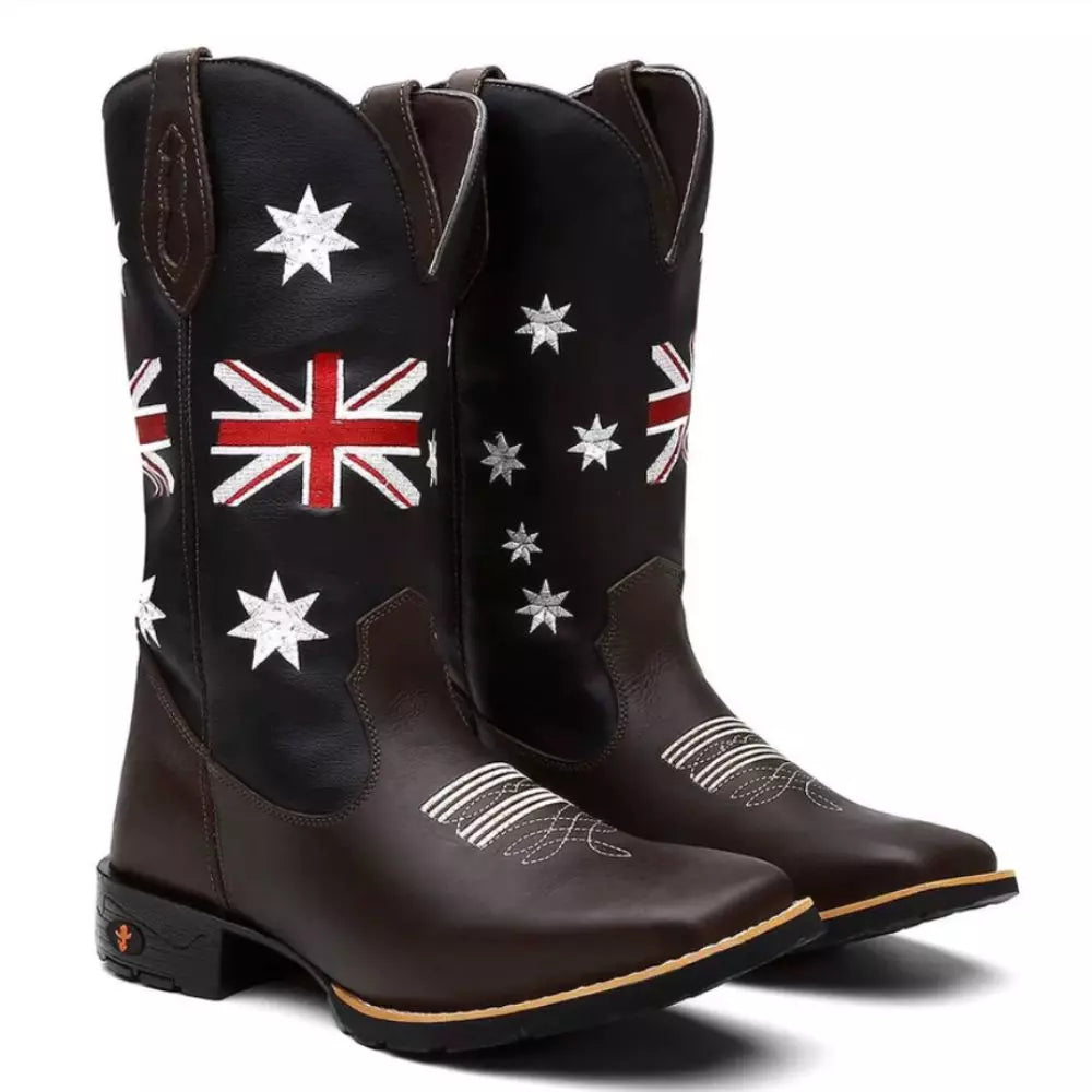 Bota Texana Masculina "Reino Unido"