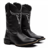 Bota Texana Masculina "Boi da Cara Preta"