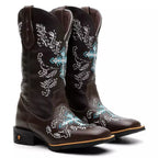 Bota Texana Feminina "Cruz Azul"
