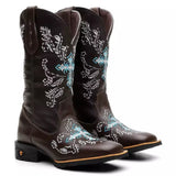 Bota Texana Feminina "Cruz Azul"