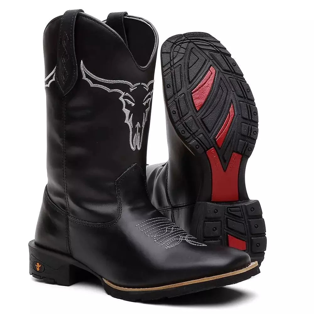 Bota Texana Masculina "Boi da Cara Preta" - foto 2