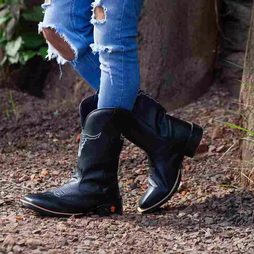 Bota Texana Masculina "Boi da Cara Preta" - foto 4
