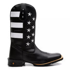 Bota Texana Masculina "Estados Unidos" Preta - foto 3