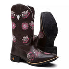 Bota Texana Feminina "Mandala Rosa" - foto 2