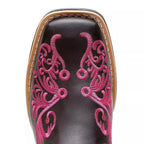 Bota Texana Feminina "Floral Rosa" - foto 4