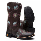 Bota Texana Feminina "Mandala Azul" - foto 2