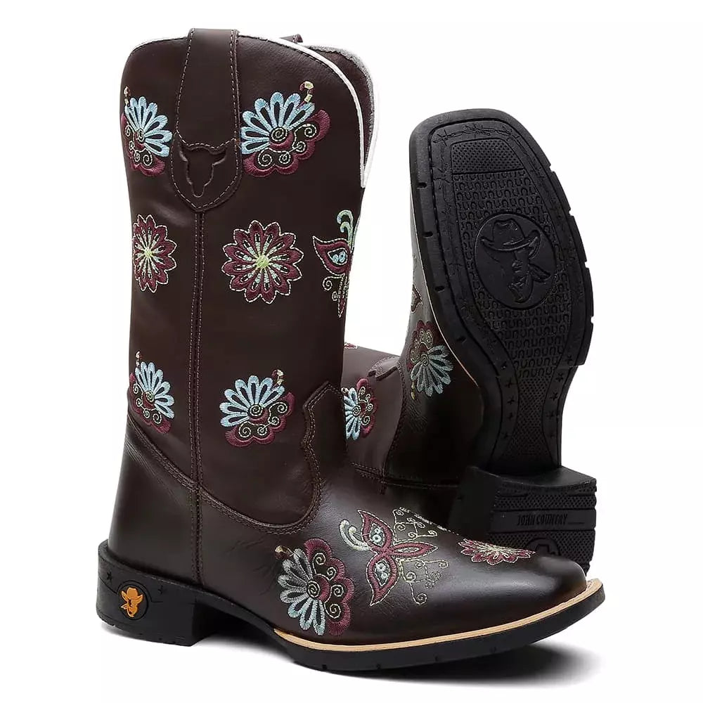 Bota Texana Feminina "Mandala Azul" - foto 2