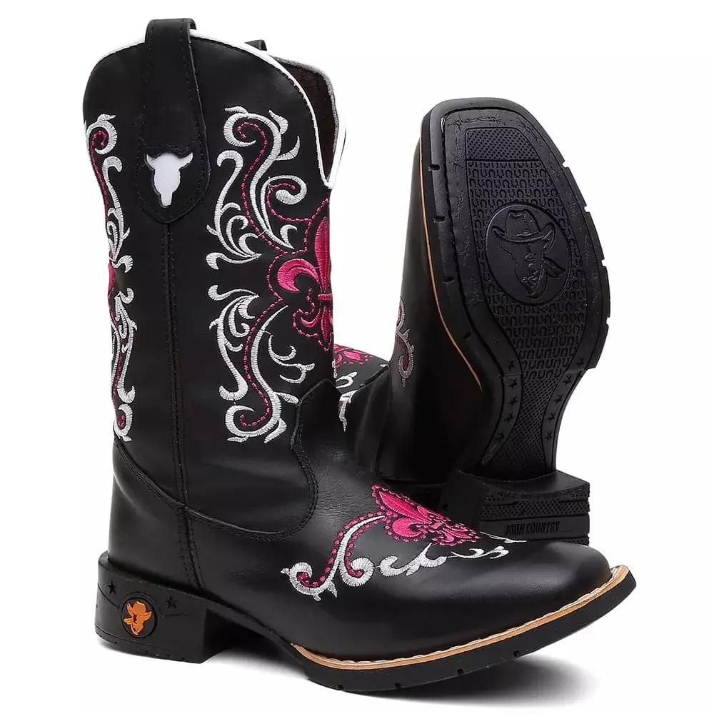 Bota Texana Feminina "Orquídea Rosa" - foto 2
