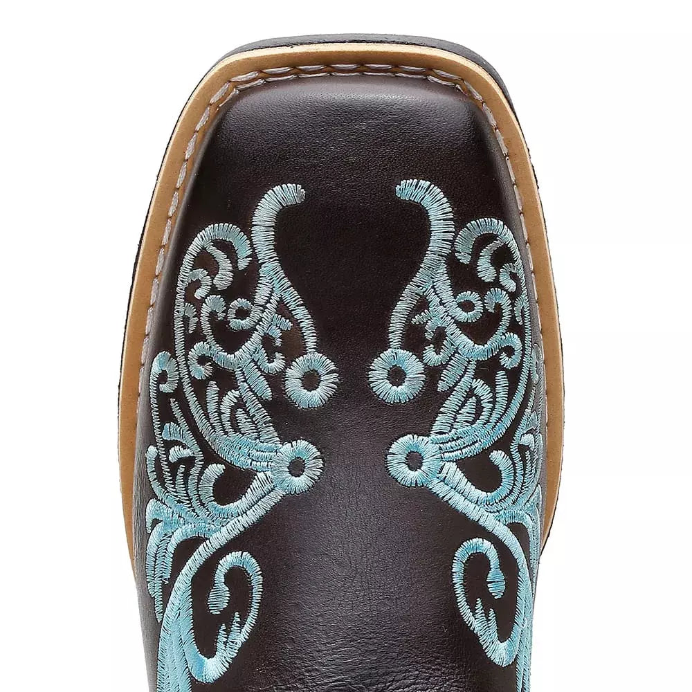 Bota Texana Feminina "Floral Azul" - foto 4