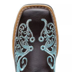 Bota Texana Feminina "Floral Azul" - foto 4