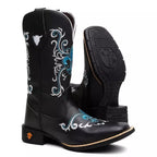 Bota Texana Feminina "Orquídea Azul" - foto 2