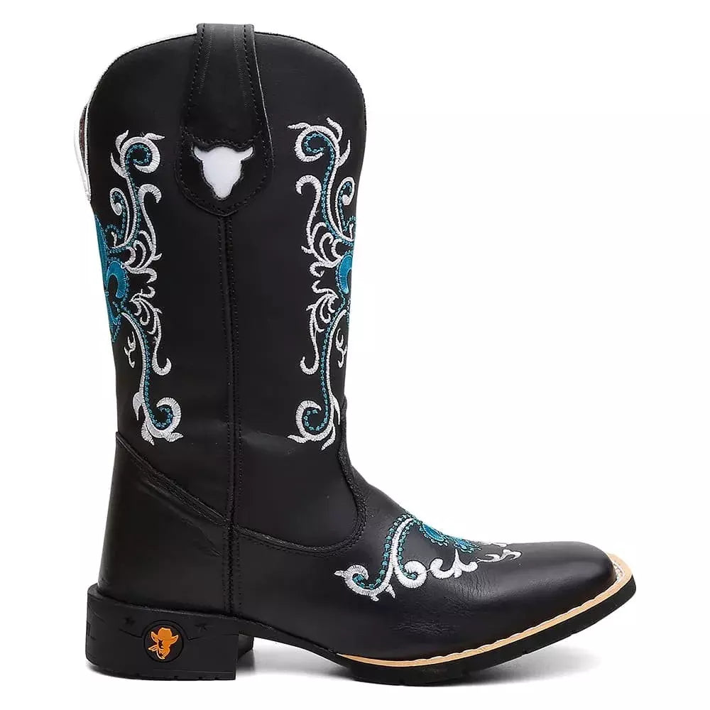 Bota Texana Feminina "Orquídea Azul" - foto 4