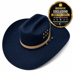CHAPÉU BLUE NAVY 3 CRAVOS ABA 11 PERSONALIZADO + BRINDE