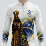 Camisa Nossa Senhora Aparecida Rogai Por Nós Manga Longa – COMPRE 1 LEVE 3