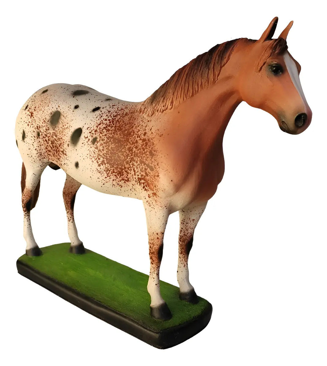 Escultura De Resina Cavalo Grande Realista