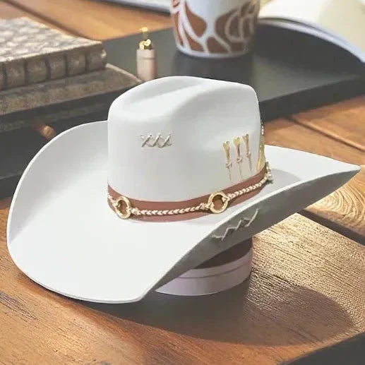 Chapeu 3 Cravos Americano Gelo - foto 2