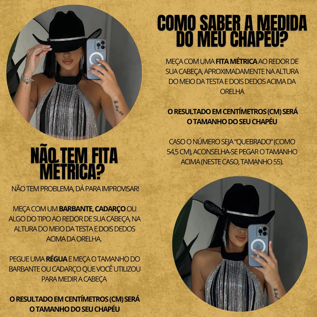 Chapéu De Strass Country/rodeio/pecuária/boideira/ana Castel - foto 5