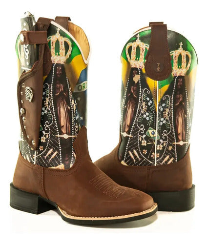 Bota Texana Padroeira Senhora Aparecida  + Faca Brinde - foto 2