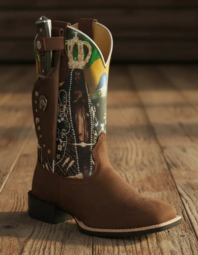Bota Texana Padroeira Senhora Aparecida  + Faca Brinde - foto 10