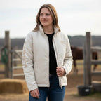 Jaqueta Feminina Ariat Off White - foto 3