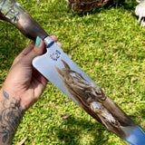 Faca Artesanal Premium “Espírito Campeiro” – Gravação Cavalo em Alto Relevo