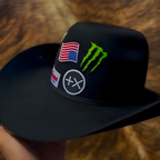 Chapeu 3 Pralana preto + Adesivos - foto 2