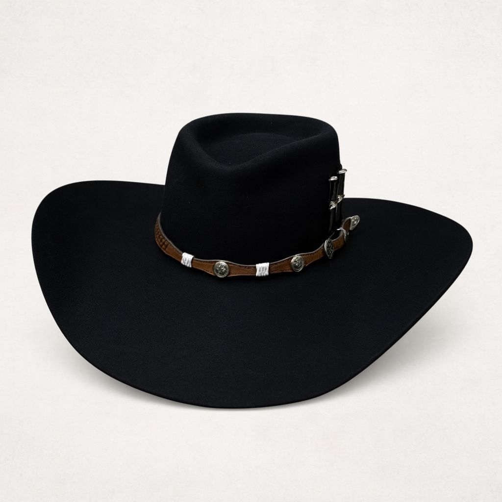Chapeu 3 Cravos Americano Preto - foto 3