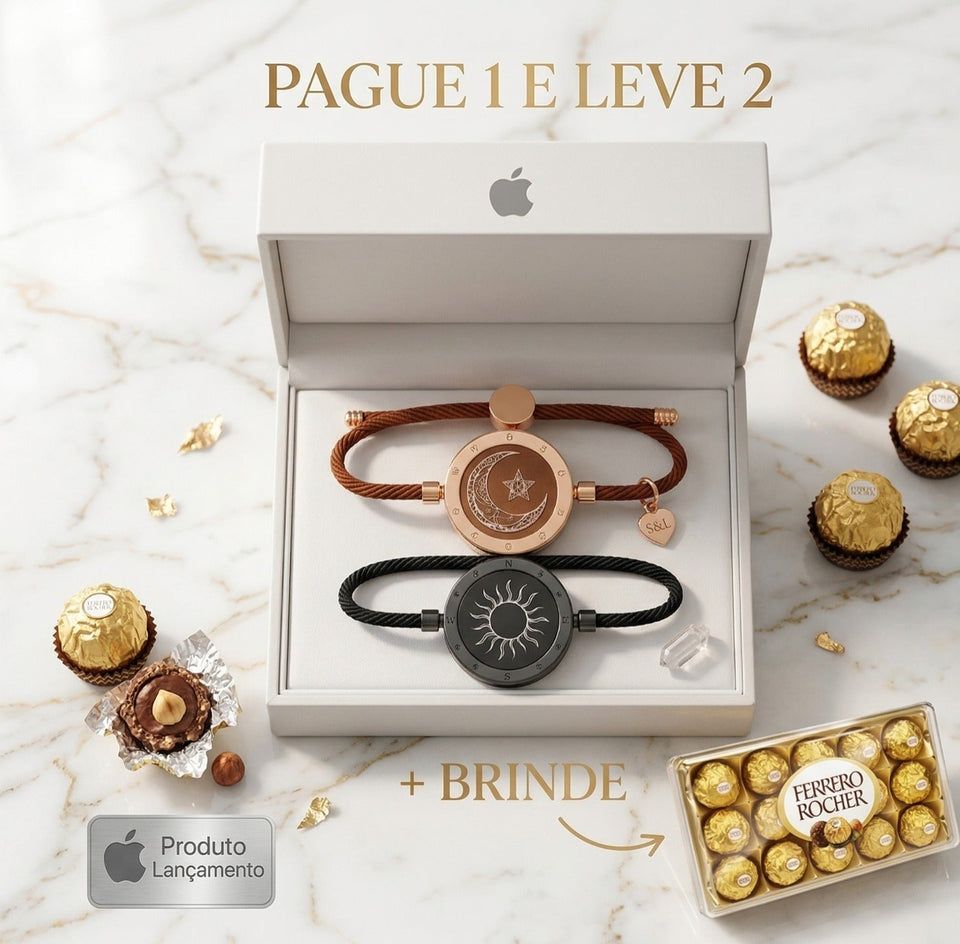 PULSEIRA TWOTWO AURA LEVE 2 + BRINDE SINTA O TOQUE DE QUEM VOCÊ AMA