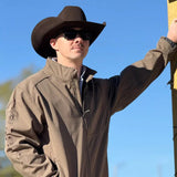 Jaqueta masculina Ariat Logo 2.0 Softshell Crocodilo Mesclado