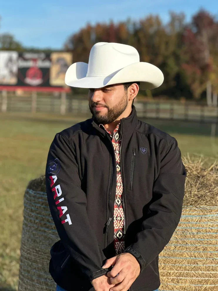 Jaqueta Ariat Texas Softshell Independent SMU Preta - foto 3